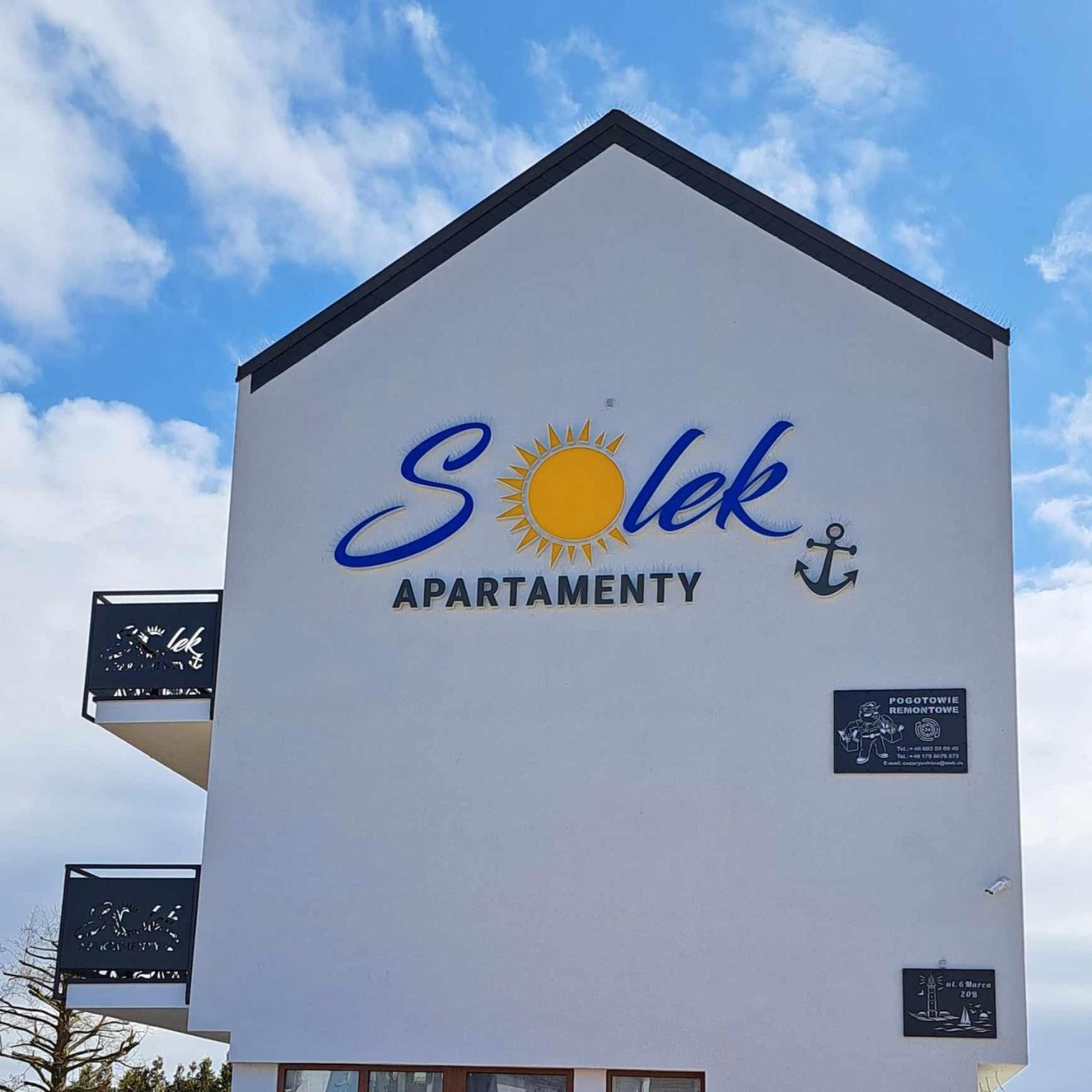 Solek Apartamenty I Pokoje Goscinne Mielno  Kültér fotó